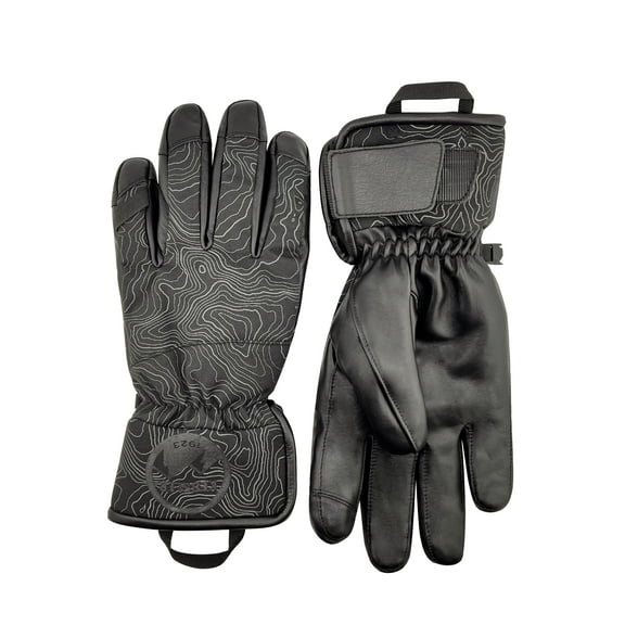 Men`s Waterproof Ergo Grip Leather Palm Snow Gloves Style Aspen