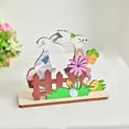 thumbnail image 3 of Kbndieu Easter Decorations Creationary Easter Puzzle Wooden Ornament Colorful Easter Rabbitss Three-dimensional Wooden Ornament, 3 of 7