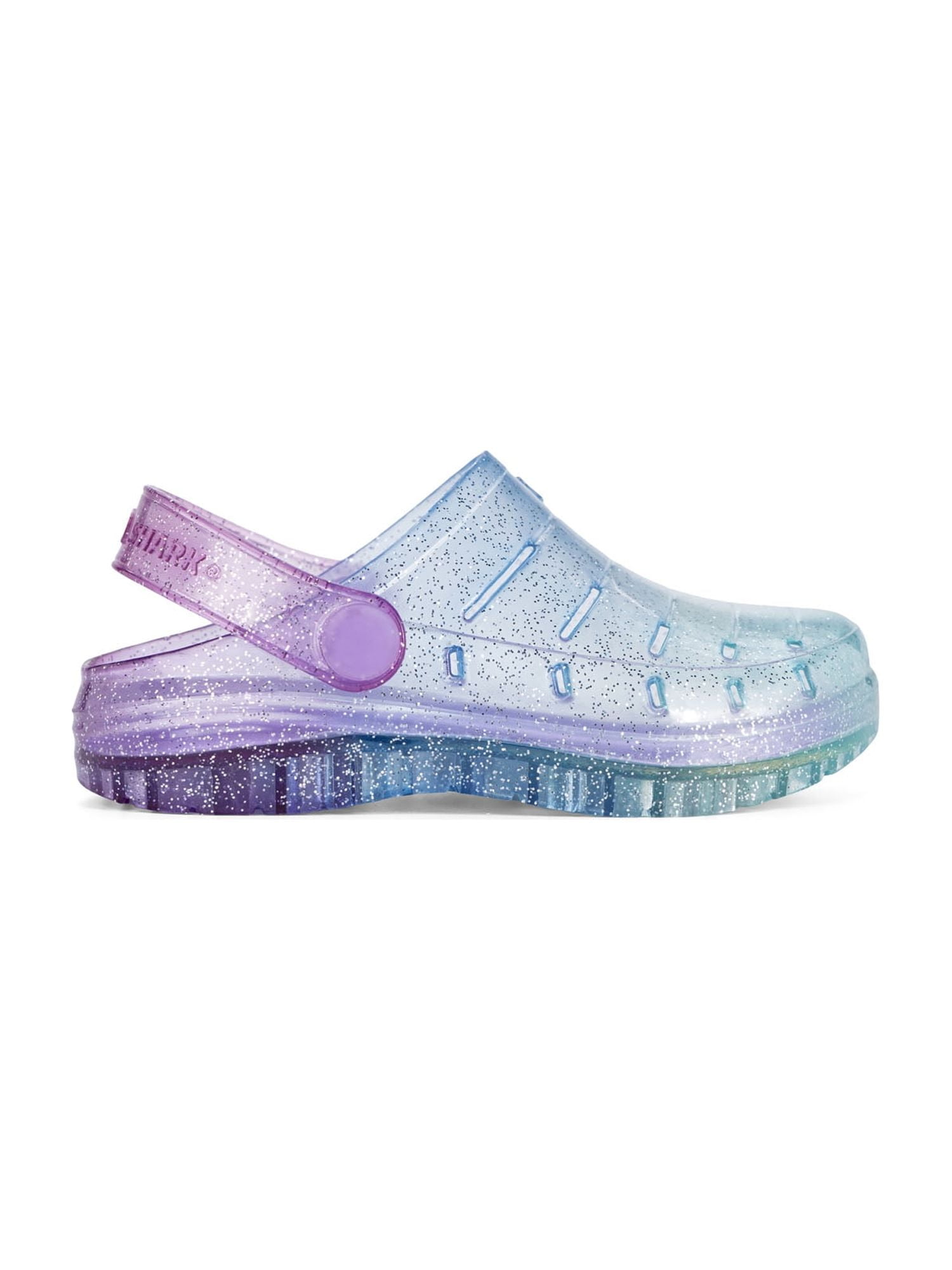 Rugged Shark Toddler, Little, and Big Girls Jelly Clog