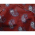 thumbnail image 4 of oneOone Silk Tabby Fabric Paisley Block Decor Fabric Printed BTY 42 Inch Wide, 4 of 4