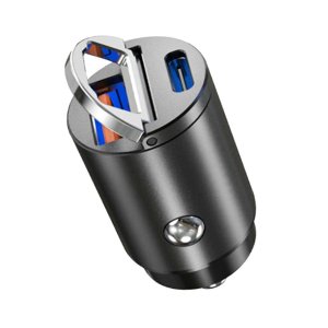 Compatible Mini Adaptateur de voiture volante Pd30w Fiche de conversion Chargeur de voiture Charge rapide_Perfect Gift
