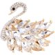 thumbnail image 1 of Broche Pin Cisne Forma Aleación Zircon Prenda Prenda Pin Broche Moda Esmalte Cristal Rhinestones Ramillete para Mujer Señora Joyería Regalo, 1 of 5