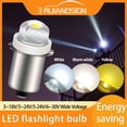 thumbnail image 2 of Ruiandsion P13.5S COB LED Bulb, 100LM 4300K Warm White, 3-18V DC for Camping Lantern Replacement, 12-Pack, 2 of 11