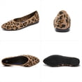 thumbnail image 3 of Women's Fashion Ballet Flats Pointy Toe Flats Mesh Casual Shoes for Women Slip on Shoes(Leopard,US11), 3 of 14
