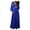 Blue, variant on asdoklhq Maternity Dresses for Women,Women Pregnant Maternity V-Neck Long Sleeve Solid Ruffles Frenulum Dress