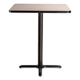 thumbnail image 2 of National Public Seating NPS® Café Table, 36" Square, "X" Base, 30" Height, Particleboard Core/T-Mold - Grey, 2 of 4