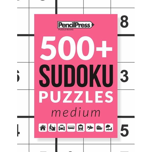 500  Sudoku Puzzles Book Medium: Sudoku Puzzle Book Medium (with answers), (Paperback)