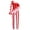 Red, variant on YiZYiF Kids Girls Christmas Candy Cane Stripe Sequin Jumpsuit Dance Unitard Stage Performance Costume Red 8