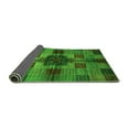 thumbnail image 2 of Ahgly Company Indoor Square Checkered Green Modern Area Rugs, 3' Square, 2 of 4