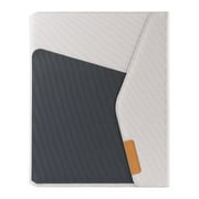 Angle View: Rocketbook Orbit Capsule Folio Cover for Orbit Notepad - Gray - Letter Size (10.75” x 13.5”) - 100% Recyclable Cover with Pen Holder, Magnetic Clasp & Inner Storage Space