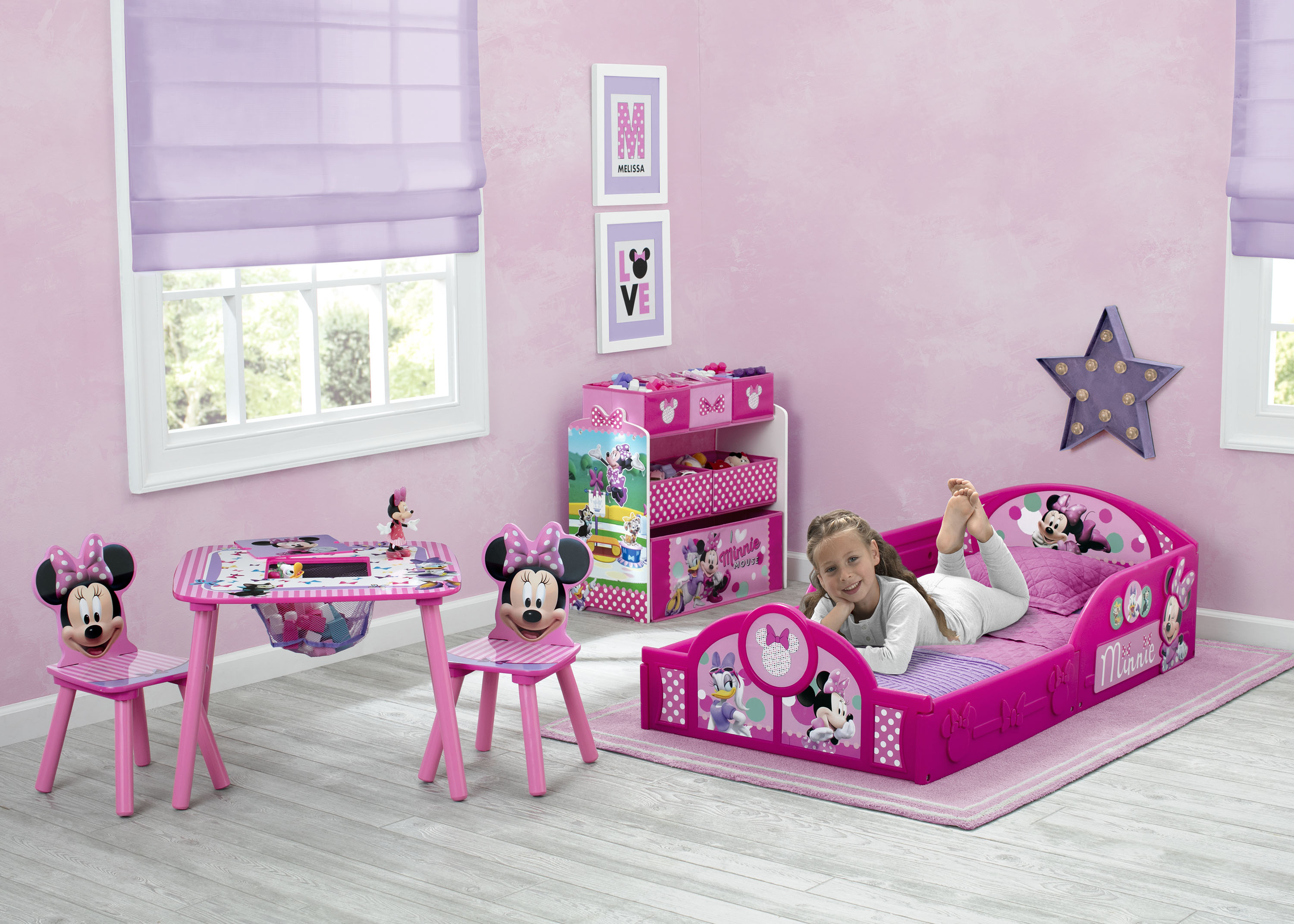 Disney Minnie Mouse Plastic Sleep and Play Toddler Bed by Delta Children - image 5 of 9