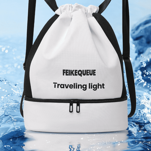 Lightweight Colorful Organizer Bag Travel Swimming Sports Backpack Gym Duffel Young Student Waterproof