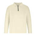 thumbnail image 1 of Birdeem Chemises à Manches Longues pour Hommes Mode Décontractée Hiver Fermeture Éclair Hauts Décontractés Col Rabattu Blouse Chemises pour Hommes Manches Longues, 1 of 4