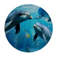 thumbnail image 2 of Seabed marine animal shark tabletop cover Sea wave tabletop cover Summer beach swimming pool fishing birthday party decorations Elastic belt tabletop cover, 2 of 7