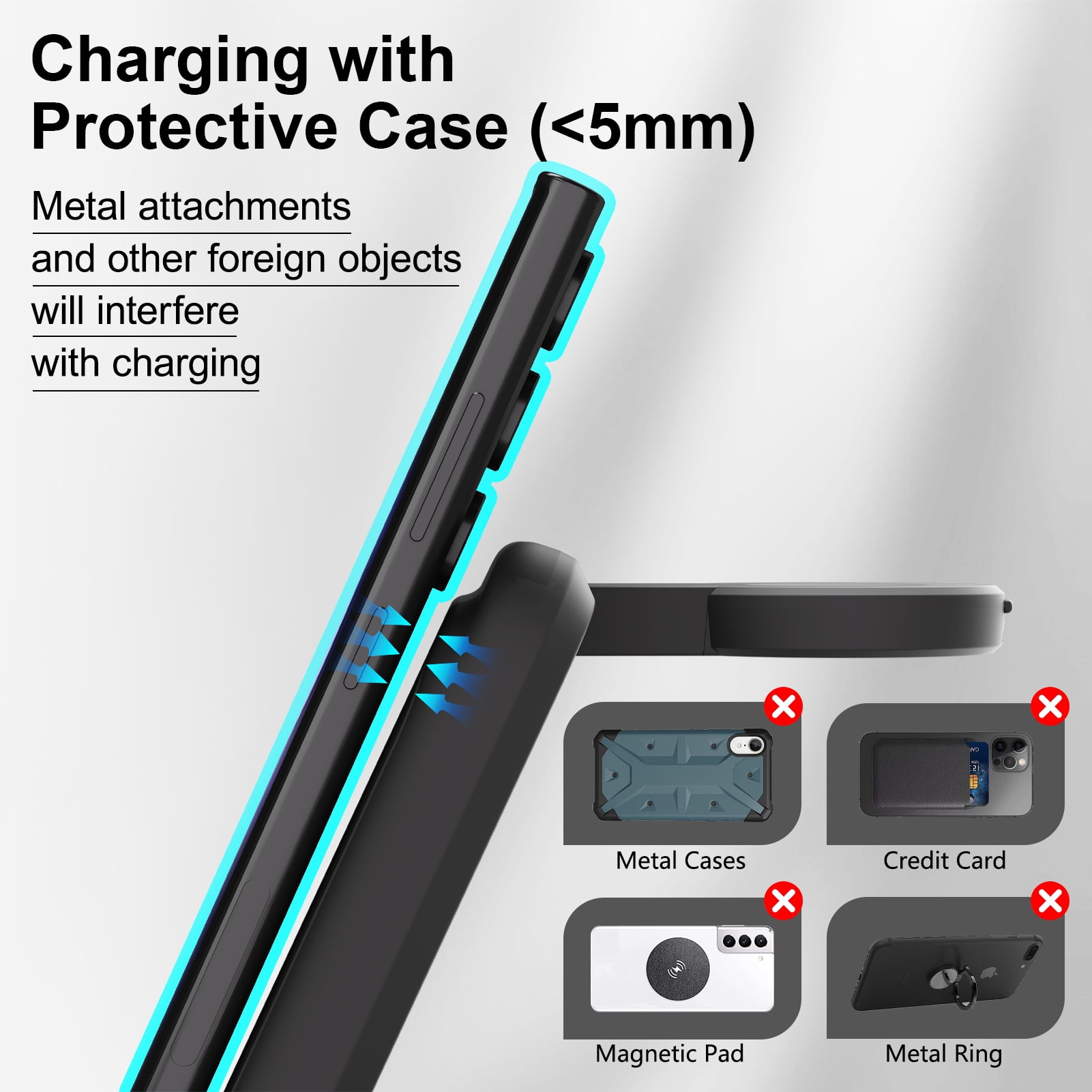 SwanScout Charging Station for Samsung, Wireless Charger for Galaxy S26 Ultra/S26+/S26/S25 Ultra/S25/S24/S23/S22, Galaxy Watch 8/8 Classic/Ultra/7/6/5, Galaxy Buds 3 Pro/3, SwanScout 703S(No Adapter)