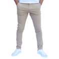 thumbnail image 1 of Pantalón skinny de gabardina stretch John Silver  Skinny de gabardina color arena, 1 of 2