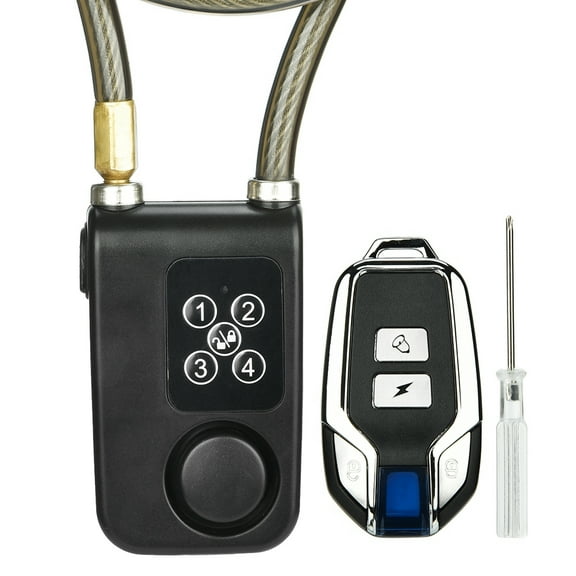 LYUMO Y787R Wireless Remote Control Alarm Lock Electric  Motorcycle Code Steel Cable Chain Lock, Chain Lock,Electric Chain Lock