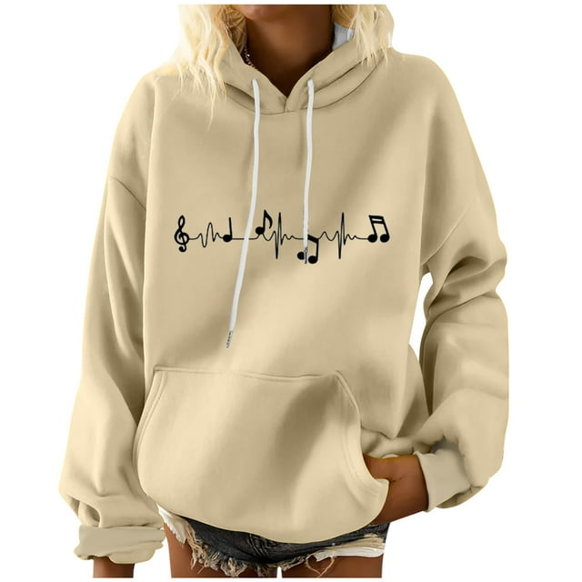 Yuyuzo Christmas Hoodies for Women Oversized Drawstring Hooded Sweatshirt Casual Long Sleeve Pullover