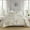 Beige/Brown/Cream White, variant on DUOHONG Floral 3-Piece Farmhouse Bedspread Set, King