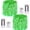 Green, variant on JMEXSUSS 2 Pack 100 LED Fairy Lights Battery Operated, 33ft White String Lights with Remote, 8 Mode Twinkle Lights for Bedroom Indoor Outdoor Decorations