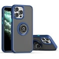 thumbnail image 4 of iPhone 12/iPhone 12 Pro Protective Ring Standing Case Rotate Ring Stand, Armor Style, Impact-Resistant, Shock Absorbing (Navy), 4 of 4