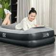 thumbnail image 2 of Open Box Sealy 16 Inch Inflatable Mattress Twin Airbed w/ Built-In AC Air Pump, 2 of 12