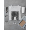 thumbnail image 3 of Eiffel Tower Chalk Art T-Shirt Men -Ethan Harper Designs, Male 4X-Large, 3 of 4