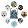 thumbnail image 6 of Sikiie Anchors Drawstring Backpack Drawstring Bags, Draw String Back Bag for Sports, Gym, Travel, Swimming, Beach-Medium, 6 of 6