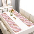 thumbnail image 2 of Pink Marble Gold Line Pattern Summer Placemats Table Placemats Set Of 6-Linen Kitchen Washable Placemats Table Mats 11.8"x17.7" Non-Slip Heat Resistant, 2 of 5