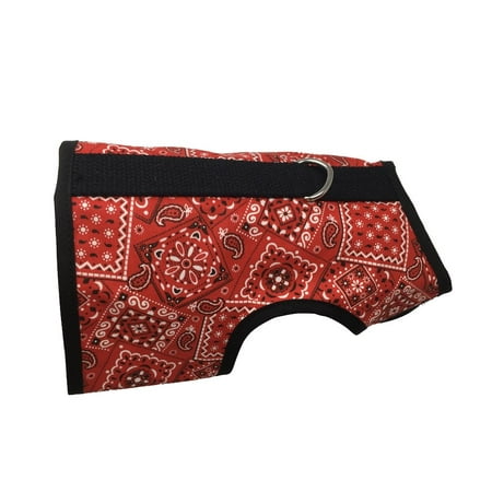 UPC: 0817881012615 | Red Bandana Pattern Cat Harness