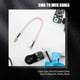 thumbnail image 3 of RF Adapter Cable, Male to Female Low Loss Pigtail Connector, 21cm Length RG316 Coaxial Cable, 3 of 5