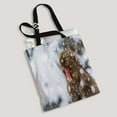 thumbnail image 2 of ABPHQTO Baby Snow Monkey Macaca Fuscata Snowstorm Canvas Bag Reusable Tote Grocery Shopping Bags Tote Bag 14x16 inch, 2 of 2