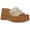 Natural, variant on Madden Girl Womens ZAHARRA Square Toe Wedge Wedge Sandals