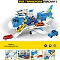 thumbnail image 4 of Car Toys Set with Transport Cargo Airplane Toys- 32.6x22.4 Inch Play Mat,6 Mini Fire Trucks/Construction Vehicle Toys,1 Large Plane,11 Road Signs,Truck Toys Gift for 3 4 5 6 Years Old Boys Kids, 4 of 6