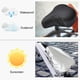 thumbnail image 3 of Funda de lluvia para sillín de bicicleta | Protector de asiento impermeable negro | Ajuste universal para bicicletas de carretera, montaña, estáticas y eléctricas | Poliéster duradero | 11.4 x 8.6, 3 of 6