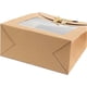 thumbnail image 2 of 12 Pieces Gift Bag, Kraft Paper Gift Box, Gift Bags with Handles, Gift Bag with Window, for Wedding Gift Present Packaging Favor Gift Candy, 2 of 5