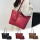 thumbnail image 1 of Set de bolso de mujer de tres piezas | Bolsos tote, de hombro y bandolera de gran capacidad en negro/rojo/marrón | Cuero de poliuretano | Set de bolso multipropósito a la moda | 38.5x27x10.5cm, 1 of 6