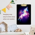 thumbnail image 6 of FMSHPON Light Unicorn Clipboard Hardboard Wood Nursing Clip Board and Pull for Standard A4 Letter 13x9 inches, 6 of 7