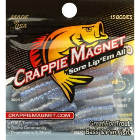 Leland Lure 11124 Crappie Fishing Soft Plastic Crp Mgt 15Pc Killer Klatt (Best Soft Plastic For Crappie)