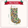 thumbnail image 3 of Lsque Vegan1 Pattern 18 Inch Christmas Stockings, Festive Holiday Stocking for Christmas Decorations Holiday Decor, 3 of 8