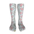 thumbnail image 5 of Kdxio Cute Rabbit And Heart Funny Silky Novelty Funky Long Knee High Socks Soft 3D Print Cosplay Crazy Stockings for Men Women, 5 of 8