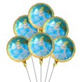 thumbnail image 5 of Juego de 6 globos de aluminio de la princesa Sofía, Blancanieves, Le Pei y Jasmine de Disney, juguetes para niñas, decoración de cumpleaños, suministros para fiestas de baby shower, 5 of 5