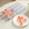 thumbnail image 3 of Pastry Tek Polycarbonate Rose Candy / Chocolate Mold - 21-Compartment - 1 count box, 3 of 3