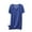 Blue, variant on T-Shirts Shirts For Women Sevevn Women's Casual Thin Sweet And Base Shirt Medium Length Short Sleeved V-Neck Top/Shirt