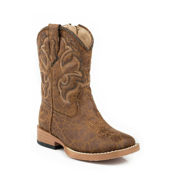 Roper Boys Scout Square Toe Cowboy Mid Calf Boots