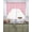 Pink, variant on Grey Swag Kitchen Curtains Sets for Windows 24 Inch Length, Vintage Leather Patterned Texture Solid Modern Short Window Curtain Panels Swags Valances and Tiers 3 Piece Set for Cafe/Dining Room