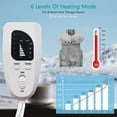 thumbnail image 2 of Heating Pad for Back Pain Relief, Electric Heated Back Wrap for Cramps, Waist, Lumbar, Abdomen, Washable, 2 of 7