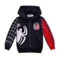 thumbnail image 3 of Marvel Spiderman ropa para niños, prendas de vestir para niños, abrigo con capucha, chaqueta con cremallera de superhéroe, primavera y otoño, 3 of 5