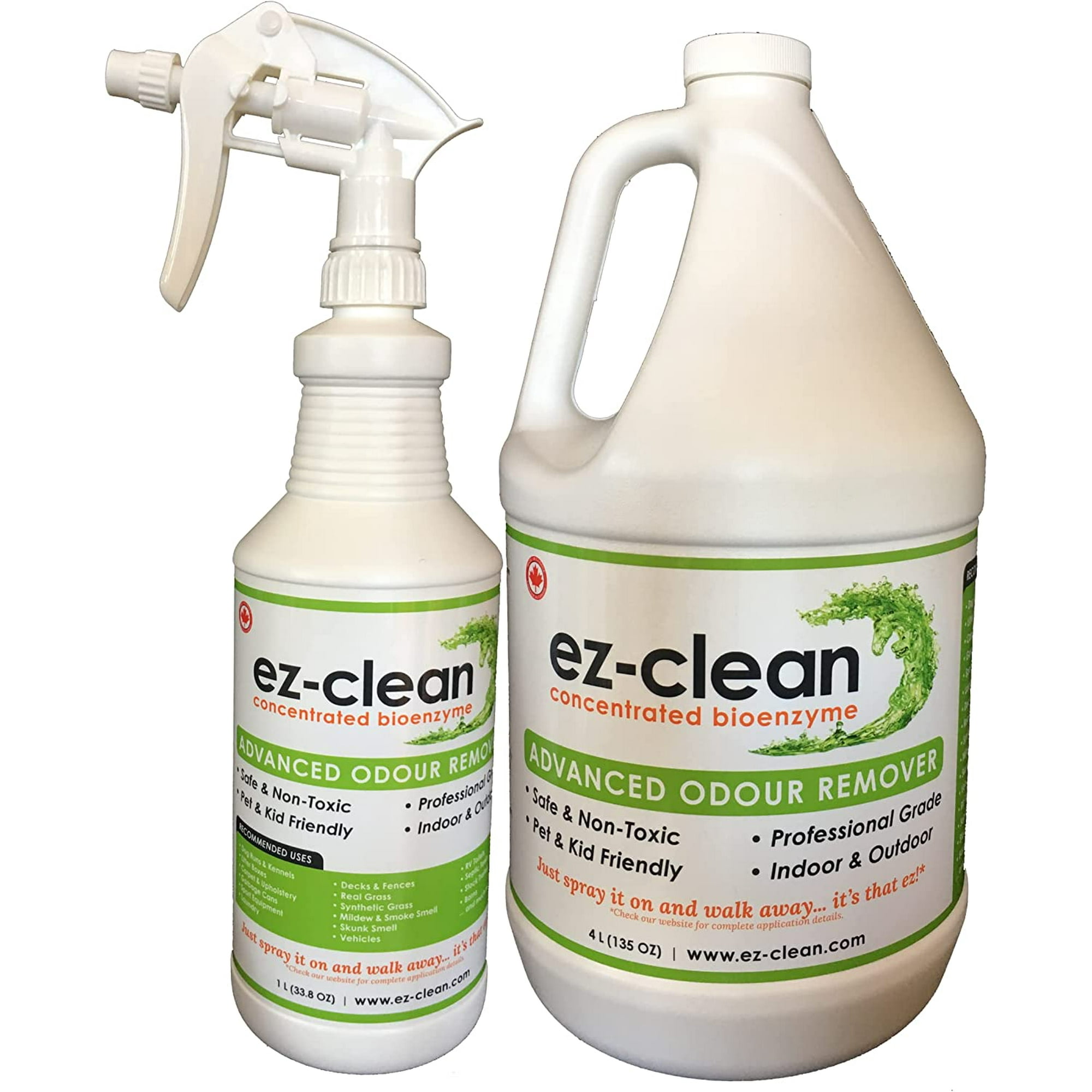 Indoor Outdoor Use for Any Organic Spills Pet Odor Eliminator for Dog Cat and Small Animal Urine Advanced Odor Remover Highly Concentrated Bio Enzyme Walmart