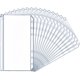 thumbnail image 1 of 16 bolsillos para carpetas A6, bolsillo de plástico con cremallera, sobre económico A5, 6 agujeros, bolsa con cremallera, bolsillos para carpetas, para documentos, efectivo, tarjetas de crédito, fot, 1 of 5